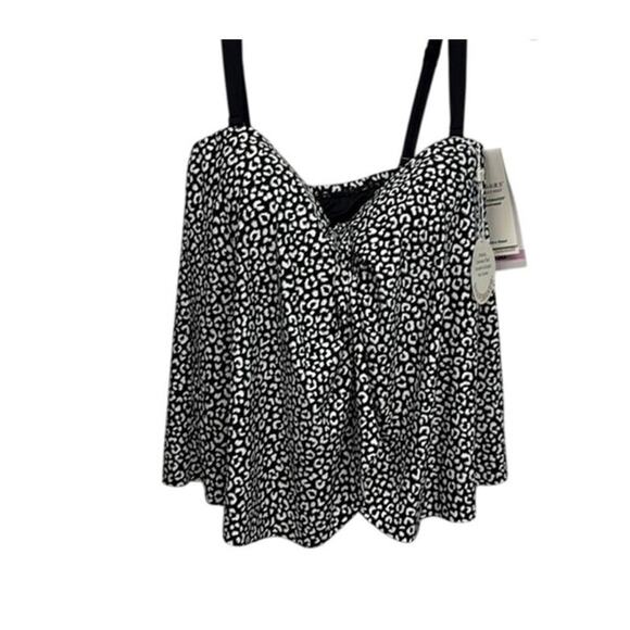 New with Tags Contours by  COCO REEF Shapemaker Swimwear Tankini Size 8/32D - Picture 1 of 11